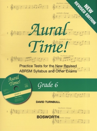 David Turnbull: Aural Time! - Grade 6 Book/CD (ABRSM Syllabus From 201 Voice, Piano Accompaniment Aural