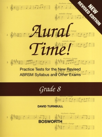 David Turnbull: Aural Time! - Grade 8 (ABRSM Syllabus From 2011) Voice, Piano Accompaniment Aural