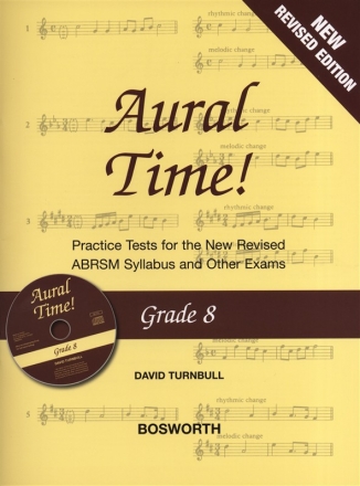 David Turnbull: Aural Time! - Grade 8 Book/CD (ABRSM Syllabus From 201 Voice, Piano Accompaniment Aural