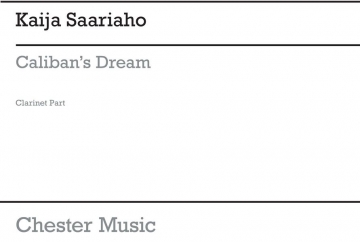 Caliban's Dream for baritone voice, clarinet, guitar, double bass, harp parts