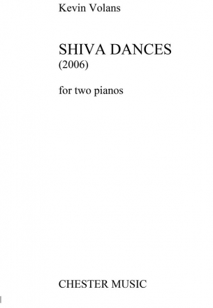 Kevin Volans: Shiva Dances For Two Pianos Two Pianos Score