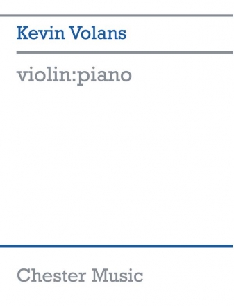 Kevin Volans: violin:piano Violin, Piano Chamber Instrumental Work