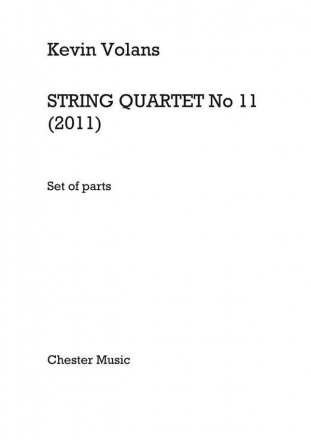 Kevin Volans: String Quartet No.11 (Parts) String Quartet Parts