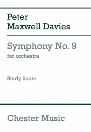 Peter Maxwell Davies: Symphony No. 9 (Study Score) Orchestra, Brass Quintet Study Score