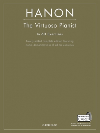 The Virtuoso Pianist In 60 Exercises (+download card) for piano