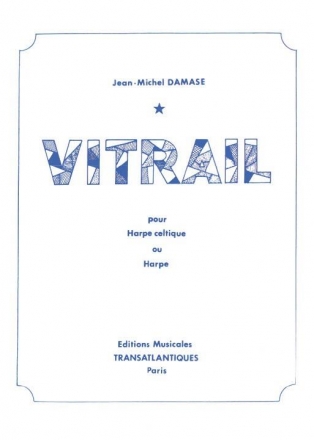 Jean Michel Damase: Vitrail Harp Printed to Order