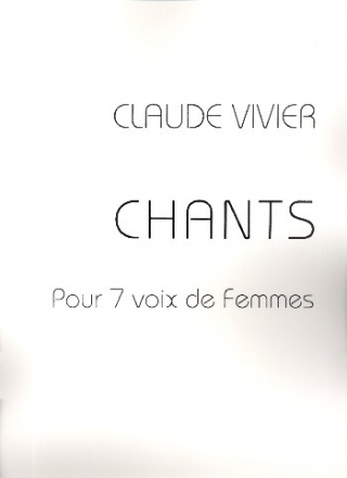 Chants pour 7 voix de femmes partition