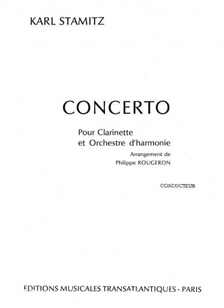 Carl Stamitz: Concerto Clarinet, Piano Accompaniment Printed to Order