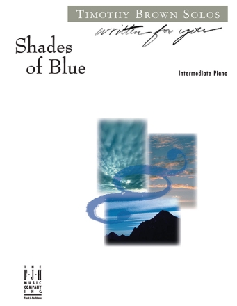 Shades Of Blue for intermediate piano solo