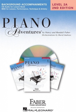 Piano Adventures - Lesson Book - Level 2A (Cd) Piano Backing Tracks