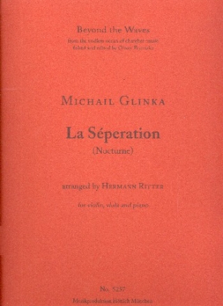 La sparation for violin, viola and piano piano score and parts