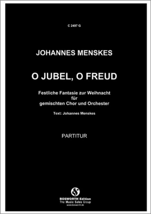 O Jubel, O Freud fr gem Chor Klavierpartitur