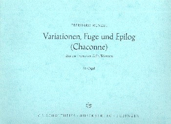 Variationen, Fuge und Epilog (Chaconne) ber ein Thema von Telemann fr Orgel
