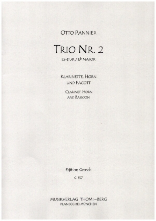 Trio Es-Dur Nr.2 fr Klarinette, Horn und Fagott Stimmen