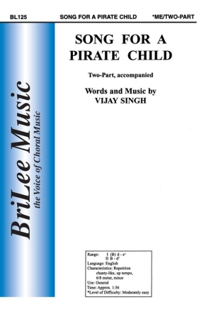 Song for A Pirate Child  Chorpartitur