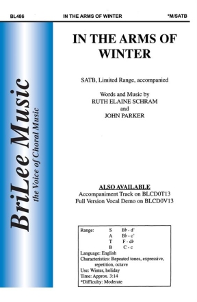 John Parker, Ruth Elaine Schram In The Arms Of Winter Chor Chorpartitur