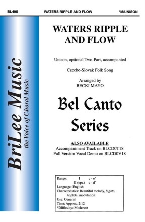 Becki Mayo Waters Ripple and Flow  Chorpartitur