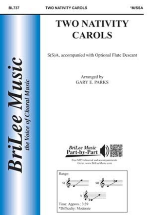 Two Nativity Carols  Chorpartitur