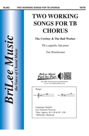 Two Working Songs for TB Chorus  Chorpartitur