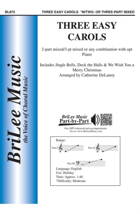 Three Easy Carols  Chorpartitur