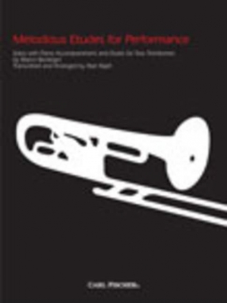 Melodious Etudes for Performance fr 2 trombones and piano score and part