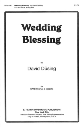 David Dusing Wedding Blessing Chor Chorpartitur