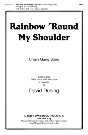 Rainbow 'Round My Shoulder  Chorpartitur