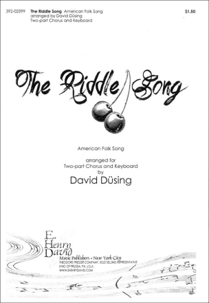 American Folk Song The Riddle Song  Chorpartitur