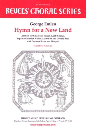 George Emlen Hymn for A New Land  Chorpartitur