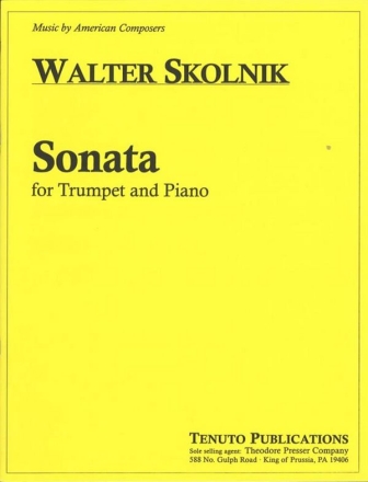 Walter Skolnik Sonata Trompete und Klavier