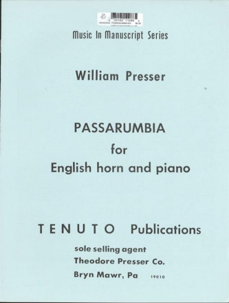 William Presser Passarumbia Englischhorn und Klavier