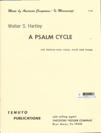 Walter Hartley Psalm Cycle Flte, Gesang (hoher Tenor) und Klavier