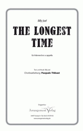 Billy Joel The longest time (vierstimmig) fr SATB und Solo a cappella Singpartitur