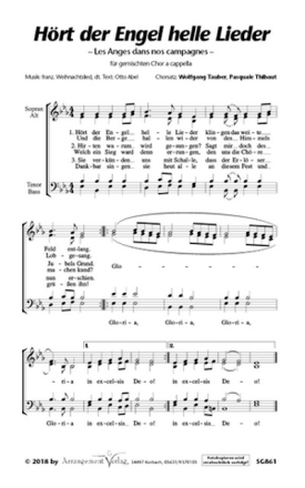 traditional Hrt der Engel helle Lieder (vierstimmig) fr SATB Singpartitur