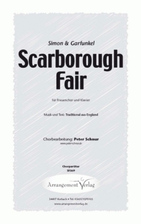 Traditional aus England Scarborough Fair fr SSA und Klavier Singpartitur