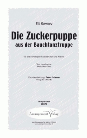 Bradtke/Gietz Die Zuckerpuppe (aus der Bauchtanztruppe) (vierstimmig fr TTBB und Klavier Singpartitur