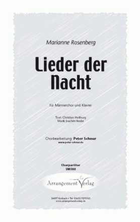 Heilburg/Heider Lieder der Nacht (vierstimmig) fr TTBB und Klavier Singpartitur