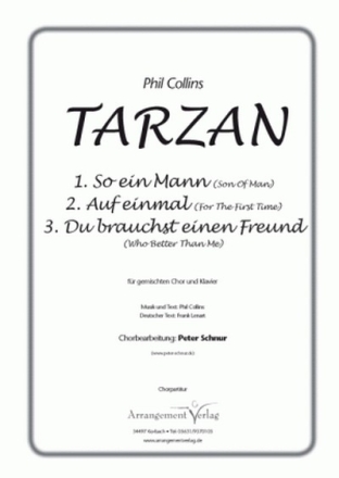 Phil Collins Tarzan Medley (vierstimmig) fr SATB und Klavier Singpartitur