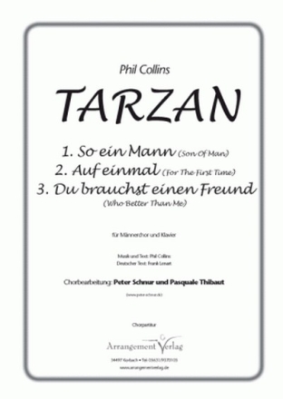 Phil Collins Tarzan Medley (vierstimmig) fr TTBB und Klavier Singpartitur