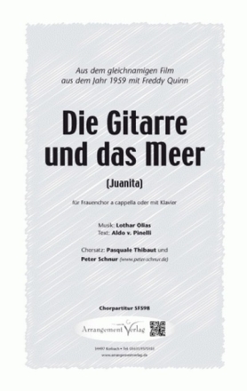 L. Olias/A.v.Pinelli Die Gitarre und das Meer fr SAA und Klavier Singpartitur