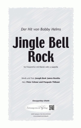 J. Beal, James Boothe Jingle Bell Rock fr SAA und Klavier Singpartitur