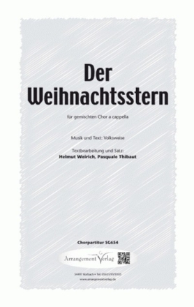 Der Weihnachtsstern (vierstimmig) fr SATB Singpartitur