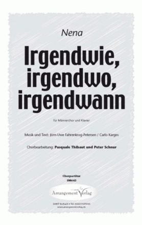 J. Fahrenkrog-Petersen/Carlo Karges Irgendwie, irgendwo, irgendwann fr TTBB und Klavier Singpartitur