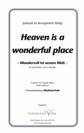 Spiritual Heaven is a wonderful place (dreistimmig) fr SAM Singpartitur