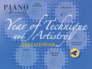 Year of Technique & Artistry 2018 Calendar Klavier Buch