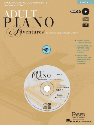 Adult Piano Adventures All-in-One Lesson Book 2 CD Klavier CD