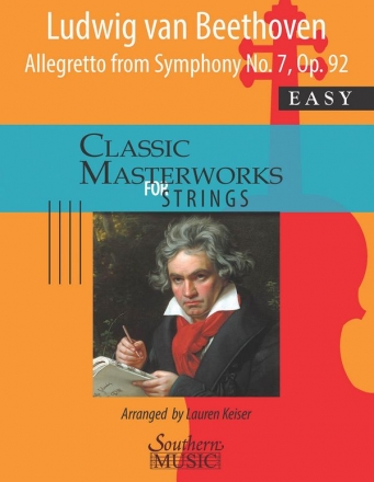 Allegretto from Symphony No. 7, Op. 92 Streichorchester Partitur + Stimmen