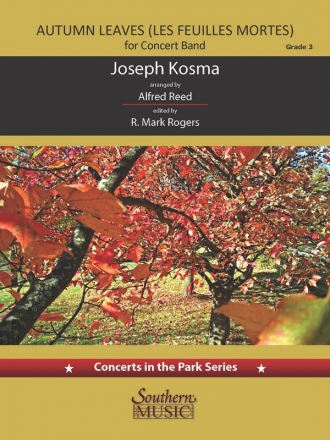 Joseph Kosma Autumn Leaves Concert Band Partitur + Stimmen