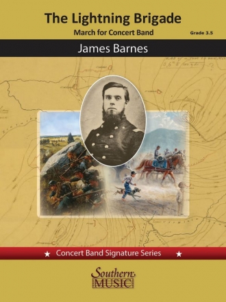 James Barnes The Lightning Brigade Concert Band Partitur + Stimmen