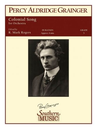 Percy Aldridge Grainger Colonial Song For Orchestra Orchestra Partitur + Stimmen